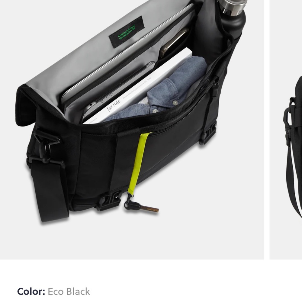 Timbuk2 Eco Black Commuter Bag - Picture 2 of 5